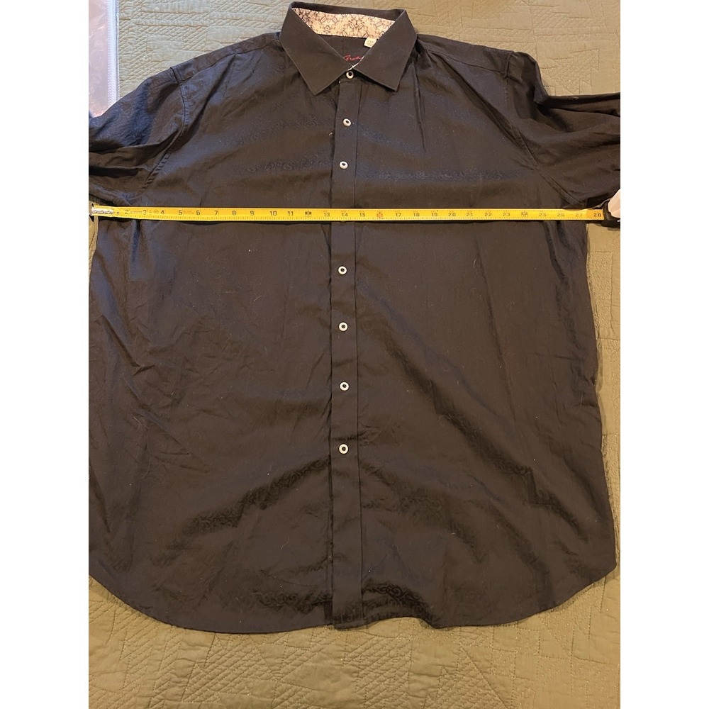 Robert Graham Men's Black‎ Shirt 2xl - Picture 3 of 6